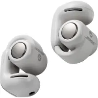 Bose Ultra Open - True wireless-hodetelefoner med mikrofon - åpent øre - Bluetooth - hvit røyk