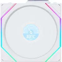 Lian Li UNI FAN TL Wireless LCD - Kabinettvifte - 120mm - Hvit med RGB-lys - 33 dBA