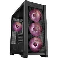 Asus TUF Gaming GT302 ARGB-kabinett, E-ATX miditower, svart, herdet glass