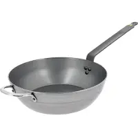 De Buyer Country fry pan staal Mineral bijenwas 32cm