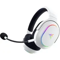 Razer Barracuda X Chroma - Hodesett - 7,1-kanals - full størrelse - Bluetooth / 2,4 GHz radiofrekvens - trådløs - hvit