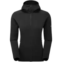Montane F Protium Hoodie, fleecegenser, dame, svart