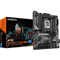 Gigabyte B760 GAMING X DDR4 GEN5 - Hovedkort - ATX - LGA1700-sokkel - B760 Chipset - USB-C 3.2 Gen2, USB 3.2 Gen 1 - 2.5 Gigabit LAN - innbygd grafikk (CPU kreves) - HD-lyd (8-kanalers)