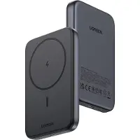 UGREEN 10000mah Magnetisk trådløs Strømbank, Space Grey - 10000 mAh
