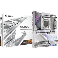 Gigabyte X870E AORUS MASTER X3D ICE Hovedkort - AMD X870E - AMD AM5 - DDR5 RAM - ATX