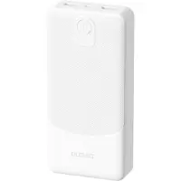 Dudao K10Pro Power Bank 2.4A 20000mAh 2 x USB-A - White - 20000 mAh