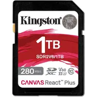 Kingston Canvas React Plus Sdxc Uhs-ii Clase 10 1tb Minnekort