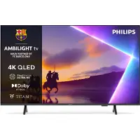 Philips 65PUS8550 - 65" Diagonalklasse LED-bakgrunnsbelyst LCD TV - QLED - Smart TV - TITAN OS - 4K UHD (2160p) 3840 x 2160 - HDR - matt svart