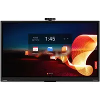 Lenovo ThinkVision T75 - 75" Diagonalklasse LED-bakgrunnsbelyst LCD-skjerm - interaktiv - med berøringsskjerm (multi touch) / 8-mikrofon array / av...