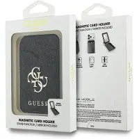 GUESS 4G speil magnetisk kortholder med stativfunksjon - svart