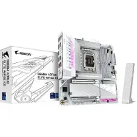Gigabyte AORUS B860M ELITE WIFI6E ICE - Hovedkort - micro ATX - LGA1851-sokkel - AMD B850 Chipset - USB4, USB-C 3.2 Gen2, USB 3.2 Gen 2, USB 3.2 Gen 1 - Bluetooth, Wi-Fi 6E, 2.5 Gigabit LAN - innbygd grafikk