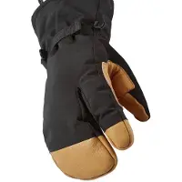 Sealskinz Congham, 3 finger, hansker, svart