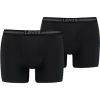 Levi's Boxershorts - 2-pack - Jet Black - - S - Small - Boxershorts