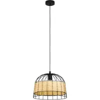 Eglo ANWICK pendellampe i svart og natur