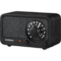 Sangean WR-8 AM/FM/Bluetooth Radio Midnight Oak - AM/FM - Mono - Eik/svart