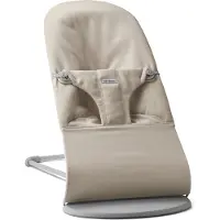 BabyBjörn bouncer Bliss Woven sete, lys beige