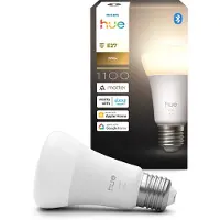 Philips Hue White 1100 - LED-lyspære - form: A60 - E27 - 9.5 W (ekvivalent 75 W) - klasse E - varmt hvitt lys - 2700 K