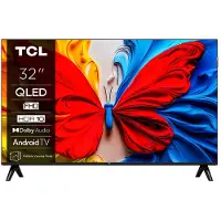 TCL 32V5C - 32" Diagonalklasse (31.5" synlig) - V5C Series LED-bakgrunnsbelyst LCD TV - QLED - Smart TV - Android TV - 1080p 1920 x 1080 - HDR - bø...