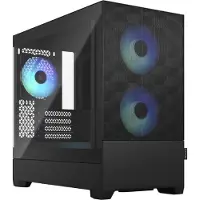 Fractal Design Pop Mini Air RGB-kabinett, mATX, svart herdet glass, FD-C-POR1M-06