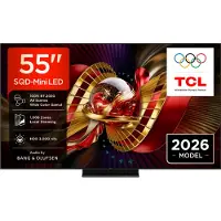 TCL 55C8L TV 55 SQD Mini-LED 4K Ultra HD, svart