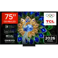 TCL A400 75A400U, 190,5 cm (75"), 3840 x 2160 piksler, LCD, Smart-TV, Wi-Fi, sort