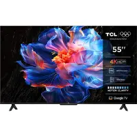 TCL 55P69K - 55" Diagonalklasse (54.5" synlig) - P69K series LED-bakgrunnsbelyst LCD TV - Smart TV - Google TV - 4K UHD (2160p) 3840 x 2160 - HDR -...