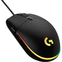 Logitech G203 LIGHTSYNC - Black - Gaming mus - Optisk - 6 - Svart med RGB-lys