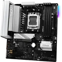 Asrock B850M Pro RS WiFi - Hovedkort - micro ATX - Socket AM5 - AMD B850 Chipset - USB-C 3.2 Gen2, USB-C 3.2 Gen 1, USB 3.2 Gen 2, USB 3.2 Gen 1 - 2.5 Gigabit LAN, Bluetooth, Wi-Fi 6E - innbygd grafi