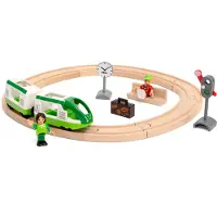 BRIO World Togbanesett - 16 Deler - Circle Train 33847 - - OneSize - Tog