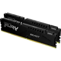 Kingston FURY Beast DDR5-5200 - 64GB - CL40 - Dual Channel (2 pcs) - Intel XMP - Svart