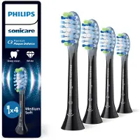 Philips Børstehoder Sonicare Premium Plaque Defence- black - 4pcs