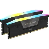 Corsair Vengeance RGB - DDR5 - sett - 32 GB: 2 x 16 GB - DIMM 288-pin - 6000 MHz / PC5-48000 - CL38 - 1.35 V - ikke-bufret - svart