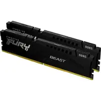 Kingston FURY Beast DDR5-6000 - 16GB - CL30 - Dual Channel (2 pcs) - AMD EXPO & Intel XMP - Svart