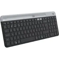 Logitech Slim Multi-Device K580 - Tastatur - trådløs - Bluetooth, 2.4 GHz - Pan Nordic - grafitt