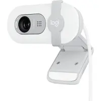 Logitech | BRIO 100 - Webkamera - Full HD - 1920 x 1080 - innbygget mikrofon - USB-C - Off-White