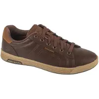 SKECHERS for man. 210946 Trainers Cavell Hensley brown (40), Flat, Laces, Casual