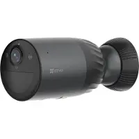 Ezviz BC1c 4K, IP-sikkerhetskamera, Utendørs, Trådløs, Tak/Vegg, Svart, Kule (form)