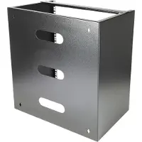 StarTech.com Startech Wall Mount Patch Panel Rack - 15U Wall Mount Rack - 2 Post Open Frame Rack - Wall Mount Network Patch Panel (WALLMNT12) - Veggmonteringsbrakett - svart - 12U