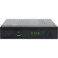 Denver DVBC-120 DVB-C-mottaker MPEG-4 HD / kabel-TV-mottaker / digital TV-boks med USB-opptak
