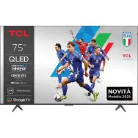 TCL 75P8K - 75" Diagonalklasse (74.5" synlig) - P8K Series LED-bakgrunnsbelyst LCD TV - QLED - Smart TV - Google TV - 4K UHD (2160p) 3840 x 2160 - ...