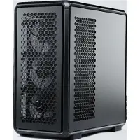 Cooler Master MasterFrame 600 - MT - SSI CEB - sidepanel med vindu (herdet glass) (ATX) - svart - USB/lyd