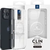 DUX Clin Mag-etui med MagSafe for iPhone 16 Pro Max - gjennomsiktig