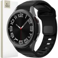 Tech-Protect Samsung Galaxy Watch4/5/5 Pro/6/7/FE IconBand Line Silikonrem - Sort