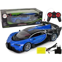 Leantoys stor sportbil R/C 1:12 fjernstyrt batteri