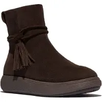 FitFlop Iq-comff Tassel Suede Booties