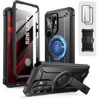 Supcase Unicorn Beetle Pro Mag MagSafe 2-set Case for Samsung Galaxy S26 Ultra - Black