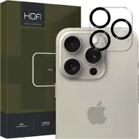 Hofi iPhone 16 Pro/16 Pro Max Cam Pro+ Kameralinsebeskytter i Herdet Glass - Gjennomsiktig / Svart
