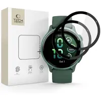 Mtp Products Garmin Vivoactive 6 Tech-Protect Glass Flex+ Hybrid skjermbeskytter - 2 stk. - Svart kant