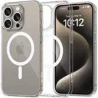 Tech-Protect iPhone 15 Pro FlexAir magnetisk TPU-deksel - klart