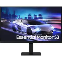 Samsung Essential S3 S24F324GAU - S32GF Series - LED-skjerm - 24" - 1920 x 1080 Full HD (1080p) @ 120 Hz - IPS - 250 cd/m² - 1000:1 - 5 ms - 2xHDMI...